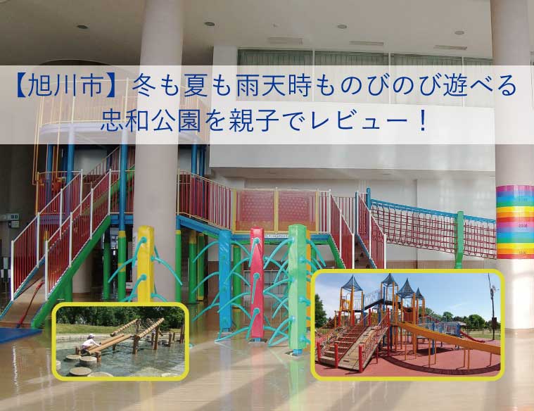 旭川市 冬も夏も雨天時ものびのび遊べる忠和公園を親子でレビュー 寅パパブログ