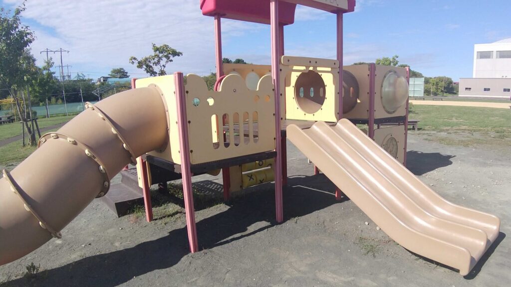 小さい子向け遊具 二人用すべり台