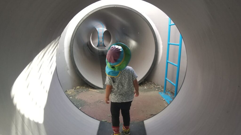 トンネル中