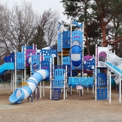 【旭川市 クリスタルパーク】2023年に更新された新遊具を親子で紹介！