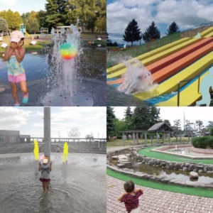 道北の水遊びできる公園